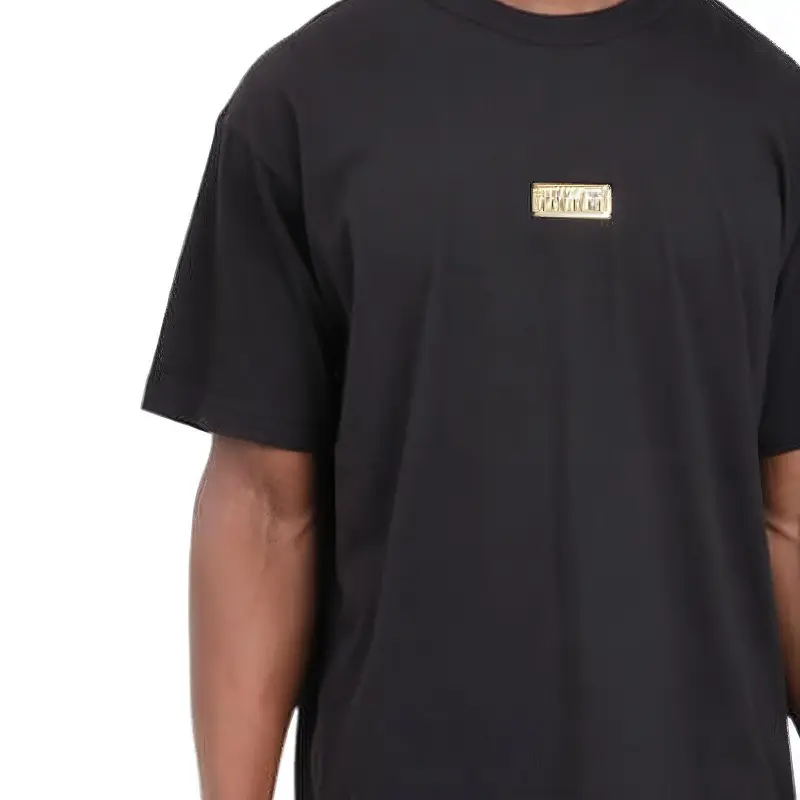 VERSACE JEANS Logo Plaque Crewneck T Shirt-3