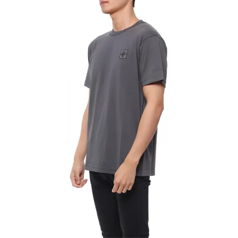 STONE ISLAND Compass patch Cotton T shirt-4