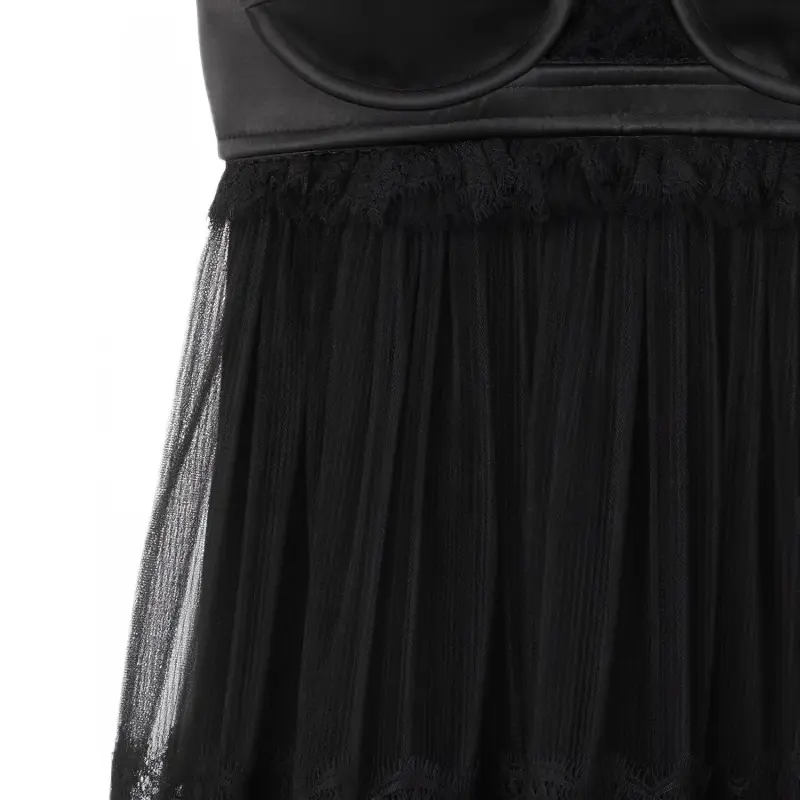 Burberry SS23 Slip Dresses Women's Black-1