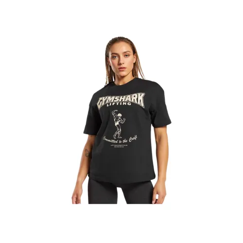 짐샤크 블랙 여성 티셔츠