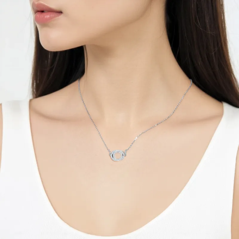 Swarovski Alloy Artificial Crystal Necklaces Women's-2