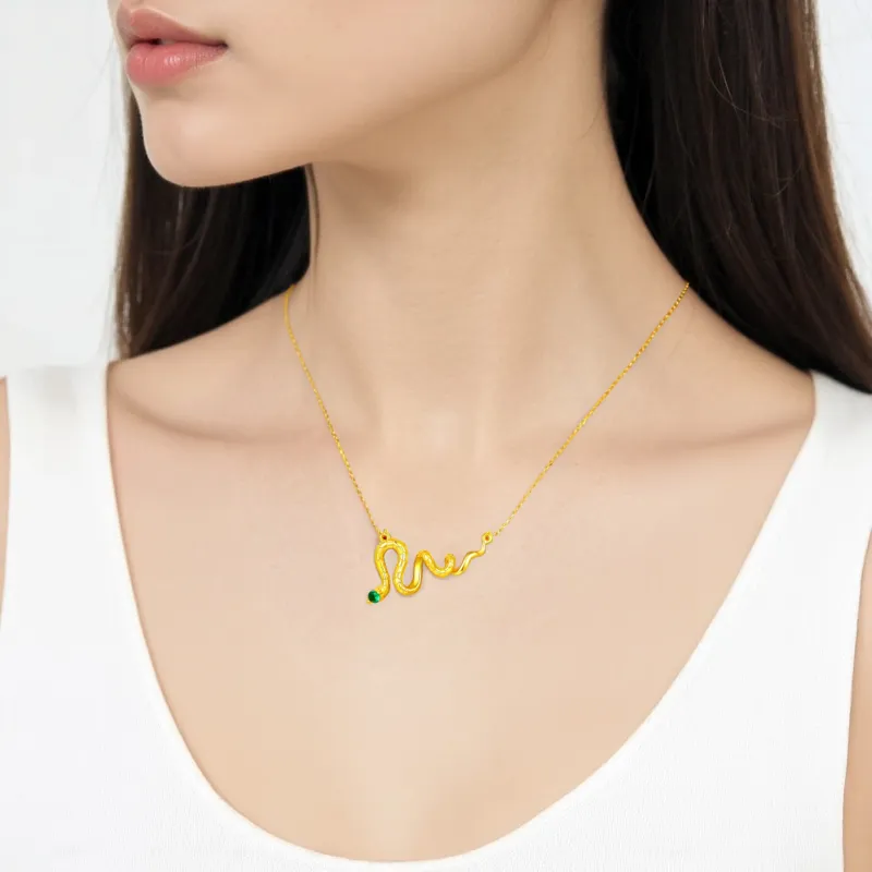 JINLIUFUJIXIANG S925 Silver Necklaces Women's-6