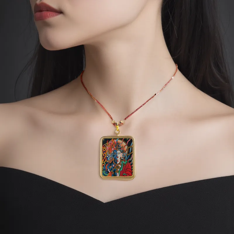 Murmur Copper Alloy Necklaces Unisex-5