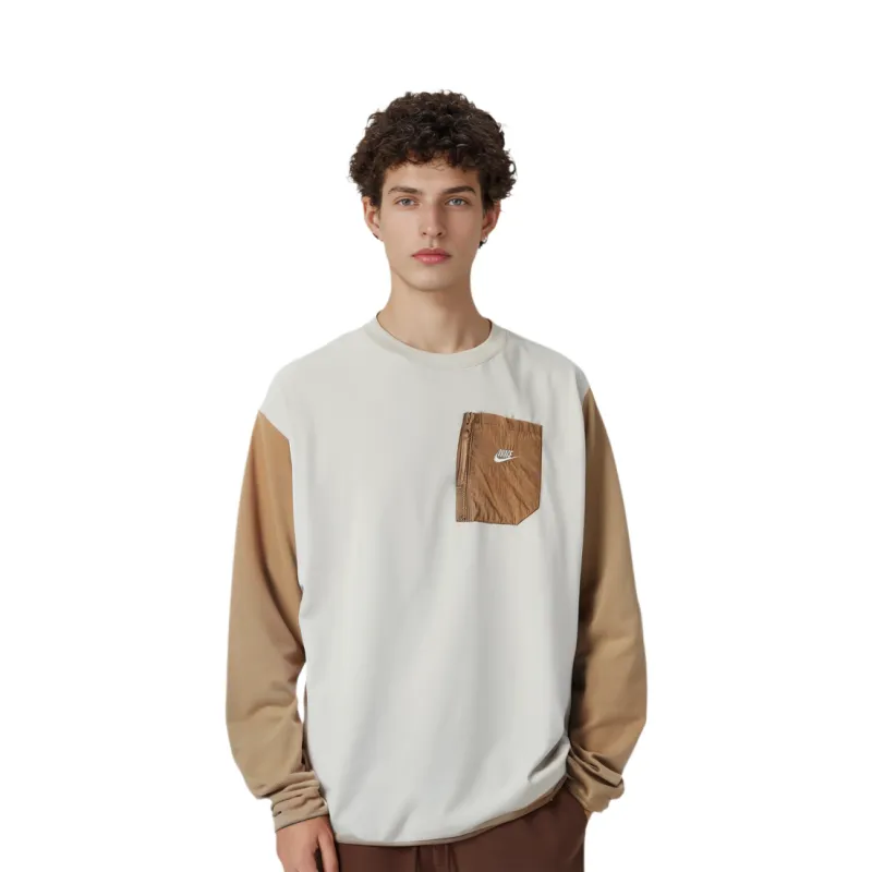 Nike Sweatshirts Men Light Earth Umber-1