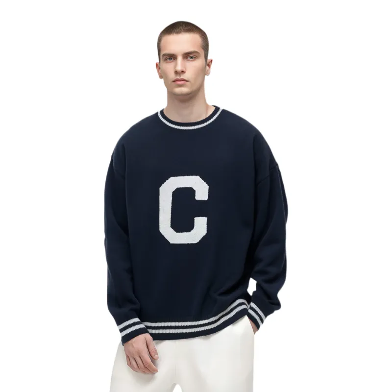 COVERNAT Sweater Unisex Dark Marine Blue-2
