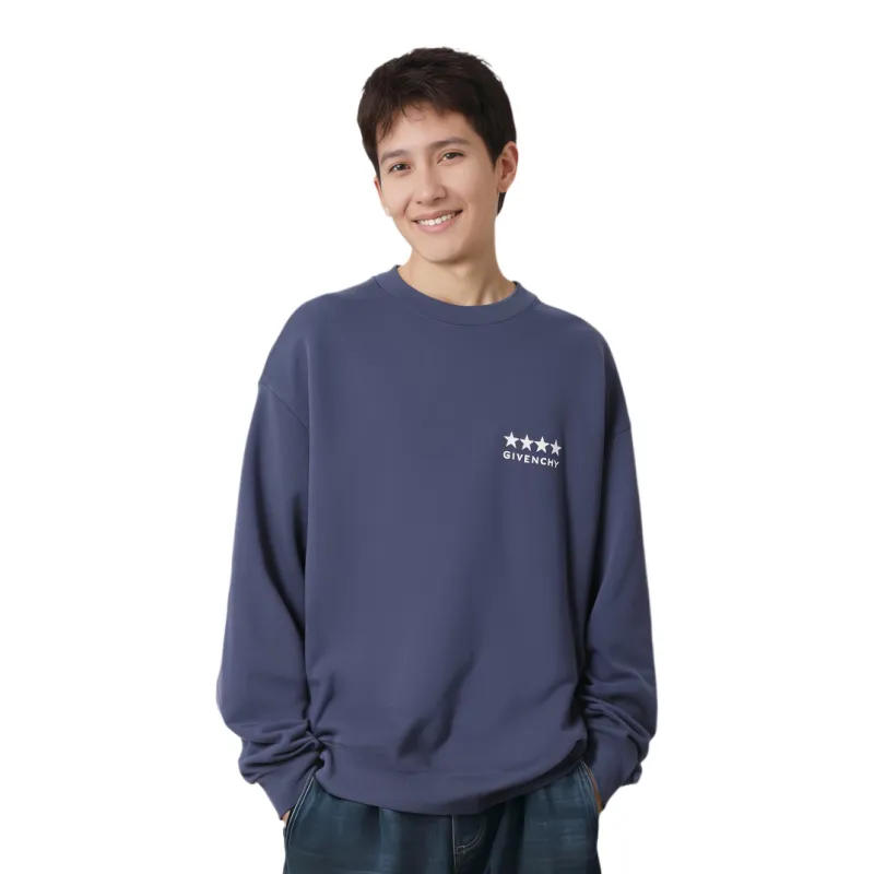 Givenchy Logo Printed Crewneck Sweatshirt-5