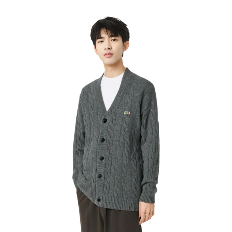 LACOSTE Knitwear Men's Dark Gray-2