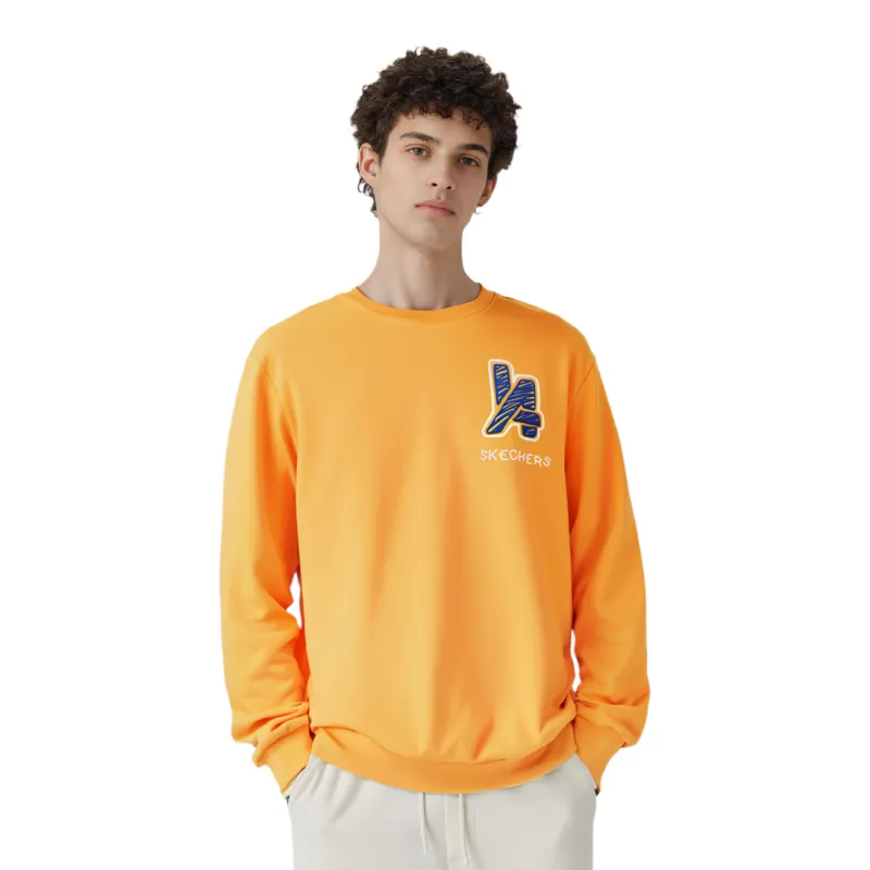 Skechers Sweatshirt Unisex Yellow-2