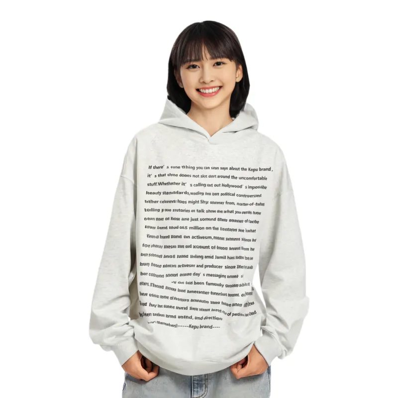 Kepu Sweatshirt Unisex White Heather Gray-3