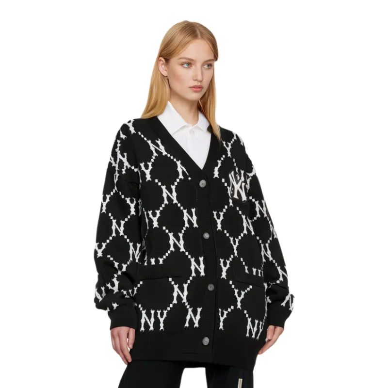 MLB Monogram Casual Style Unisex Street Style Logo Cardigans-2