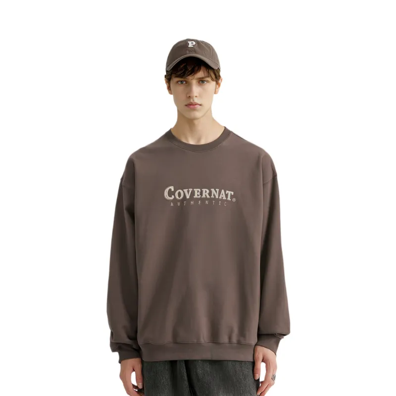 COVERNAT Sweatshirt Unisex Chocolate-2