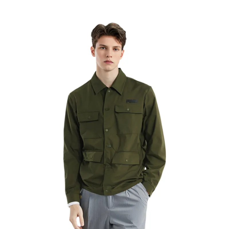PUMA Jacket Men's Grape Leaf Green-2