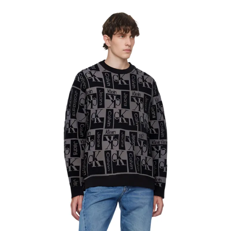 CALVIN KLEIN Knitwear Men's Space Black-2