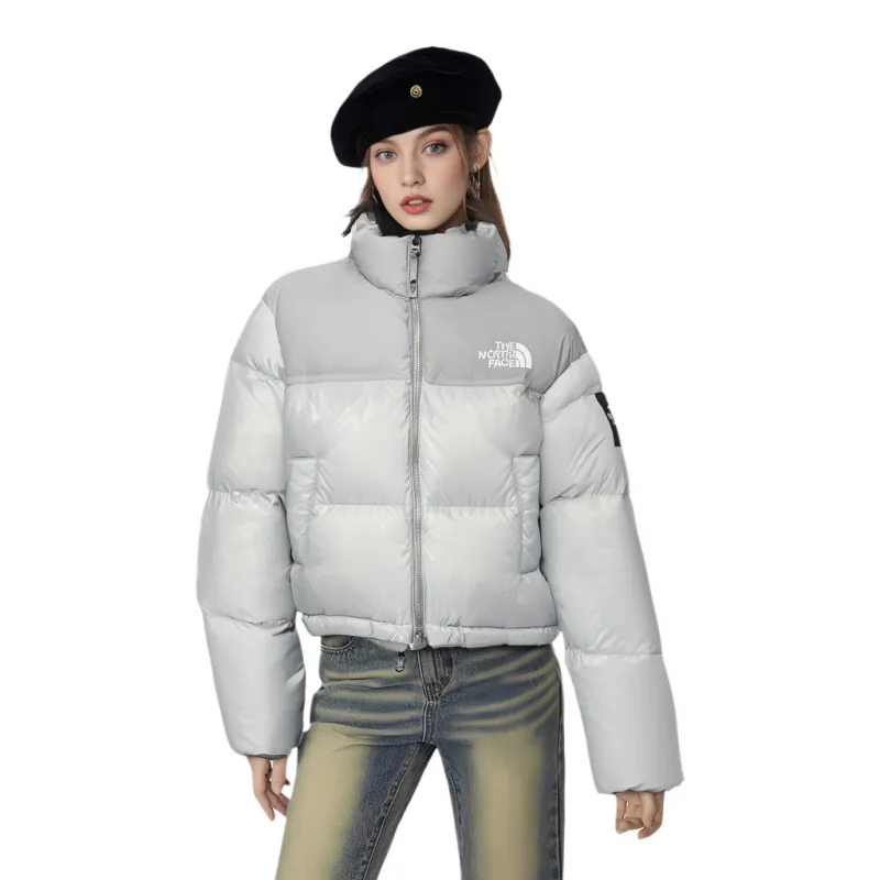 THE NORTH FACE W'S Novelty Nuptse Rds Down Jacket Gray Korea Version-3