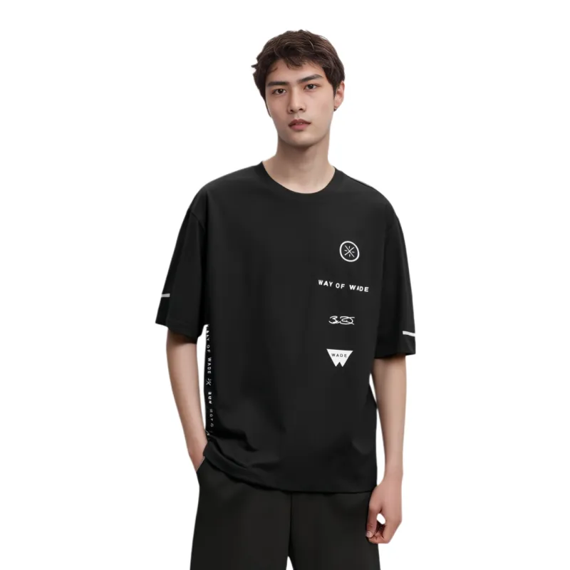 LINING T Shirts Men Black-3