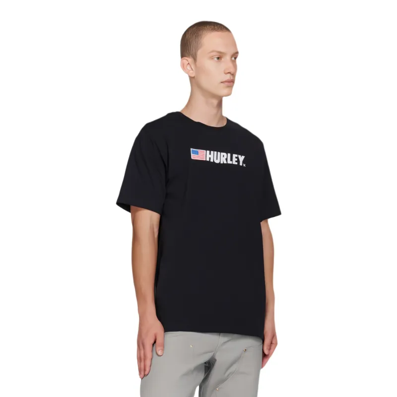 Hurley T-Shirts Unisex Black-2