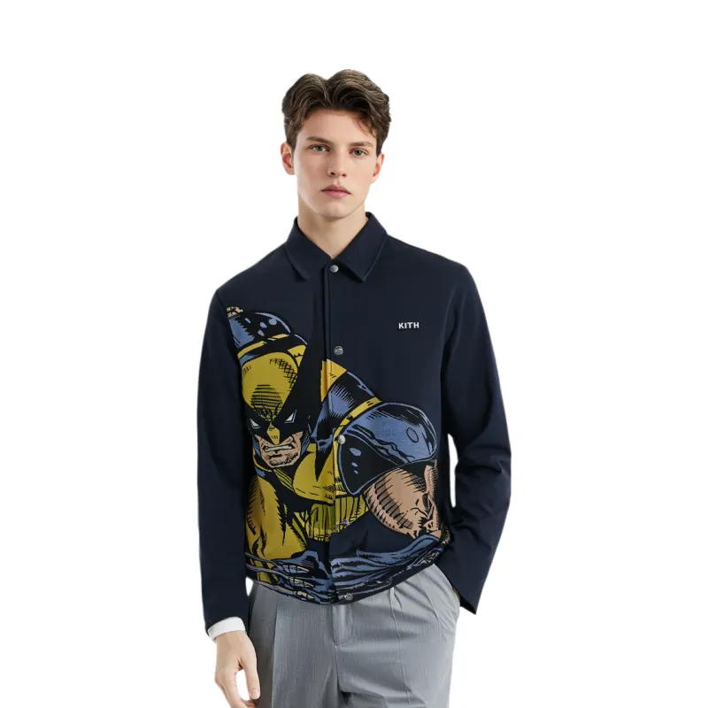 KITH For X Men Wolverine Tapestry Coaches Jacket-2