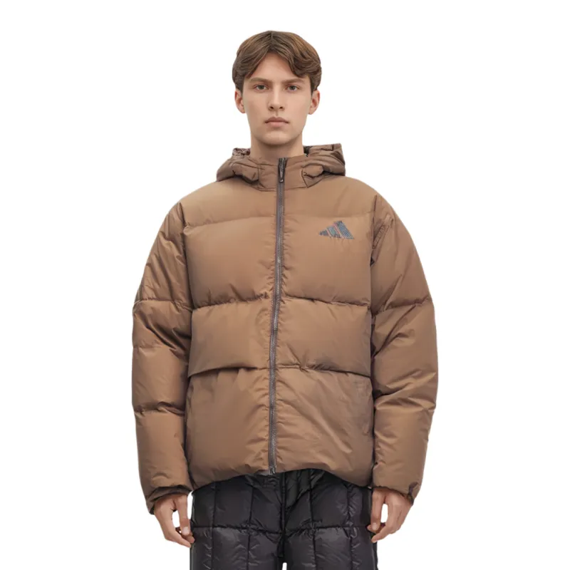 Adidas BASIC DOWN JKT Down Jacket Men's Brown-1