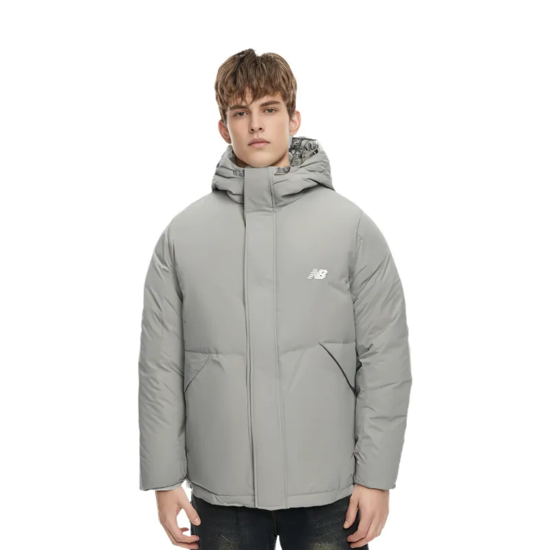 New Balance Down Jacket Men's Light Gray-2