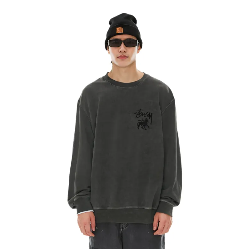 Stussy Rasta Lion Pigment Dyed Crew-11