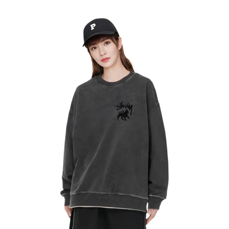 Stussy Rasta Lion Pigment Dyed Crew-12