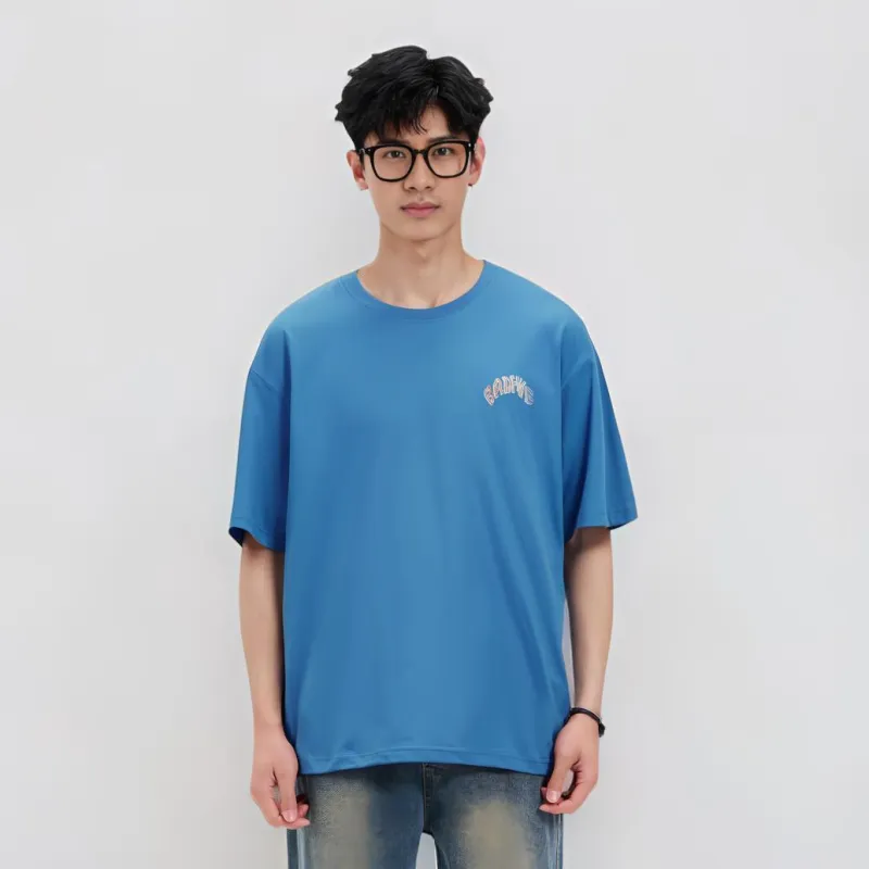 LiNing Badfive 1 T Shirt Men Interstellar Blue-3