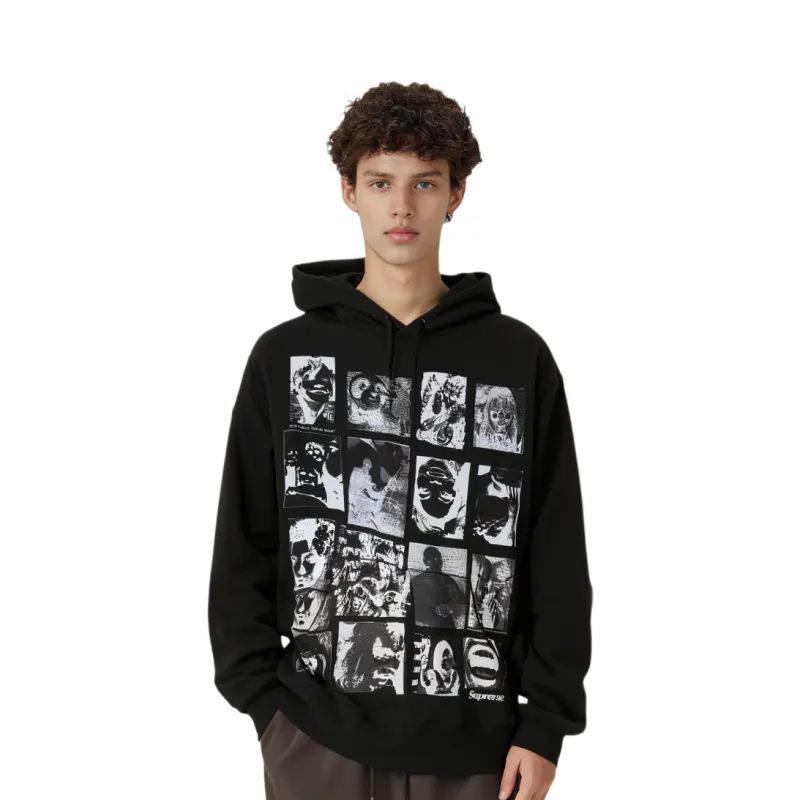 Supreme Collage Grid Hooded Sweatshirt-2