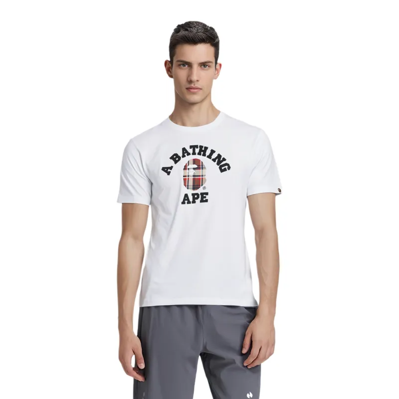 Bape Check College Tee-3