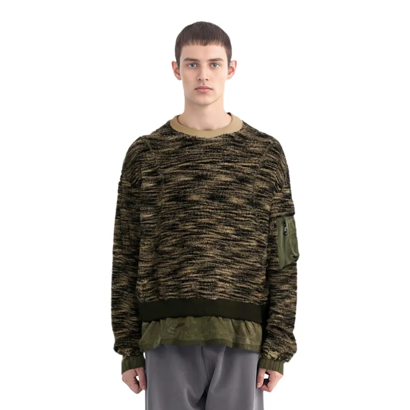 ANDERSSON BELL Layered Fleece Sweater-2