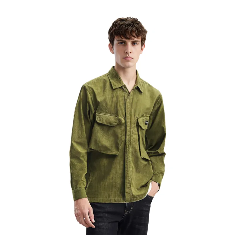 PALACE Cord Pdu Overshirt-2