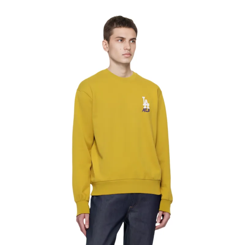 MLB LA DODGERS Sweatshirt Unisex Yellow-3