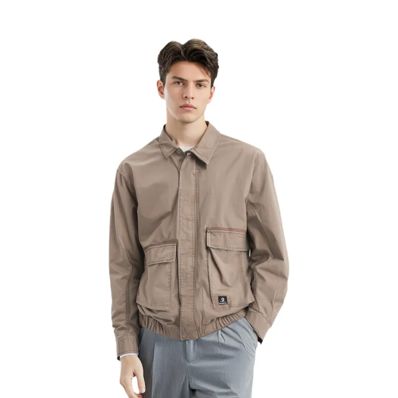 Converse Jackets Coats Unisex Light Brown-1