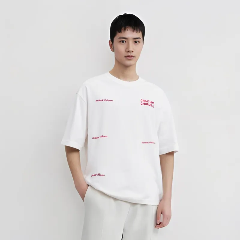 ZARA T Shirts Men White-2