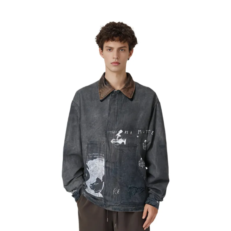 Enfants Riches Déprimés Canvas Jacket-2