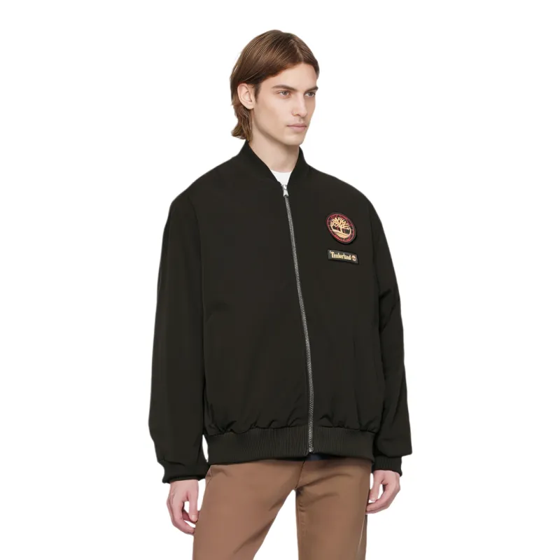 Timberland Chinese New Year BADGE BOMBER Puffer Jacket Unisex Black-1