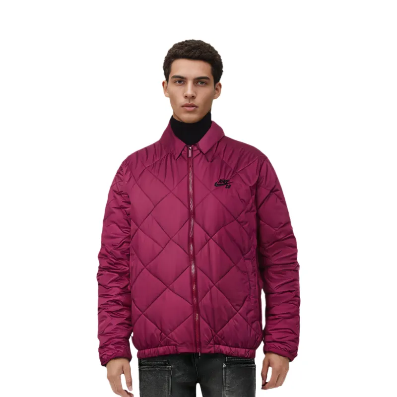 Nike Puffer Jacket Winter Unisex Burgundy-3