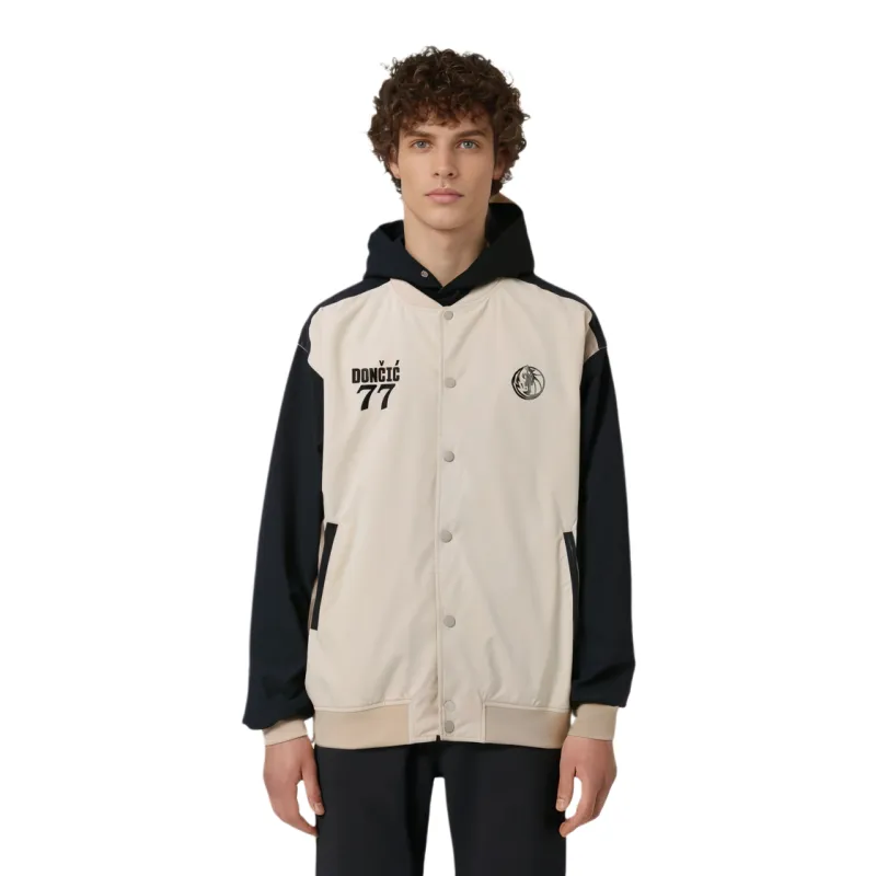 NBA Dallas Mavericks Team Jackets Unisex Khaki-4