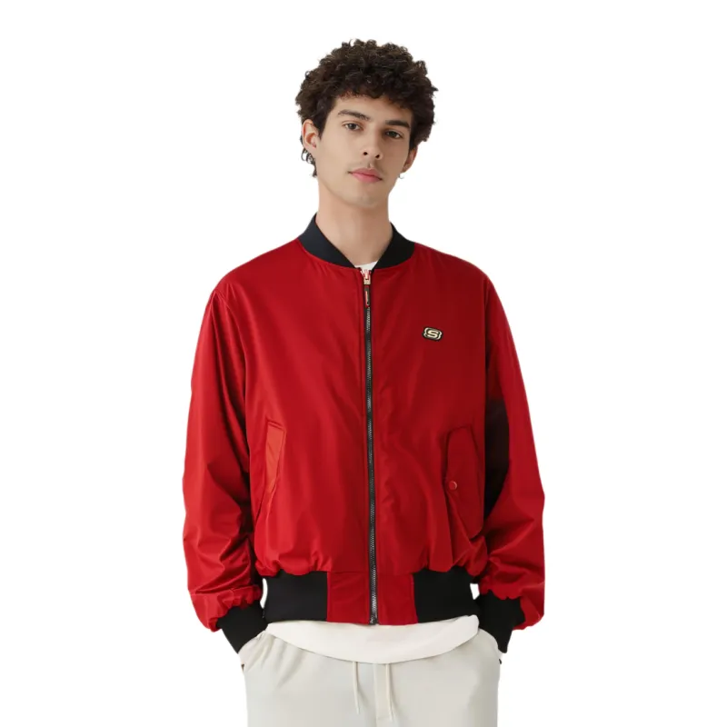 Skechers New Year Jackets Coats Men's Berry Red-4