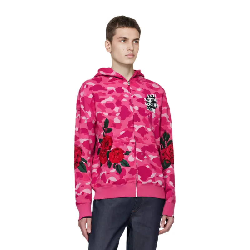 Bape X Anti Social Social Club Full Zip Hoodie-4