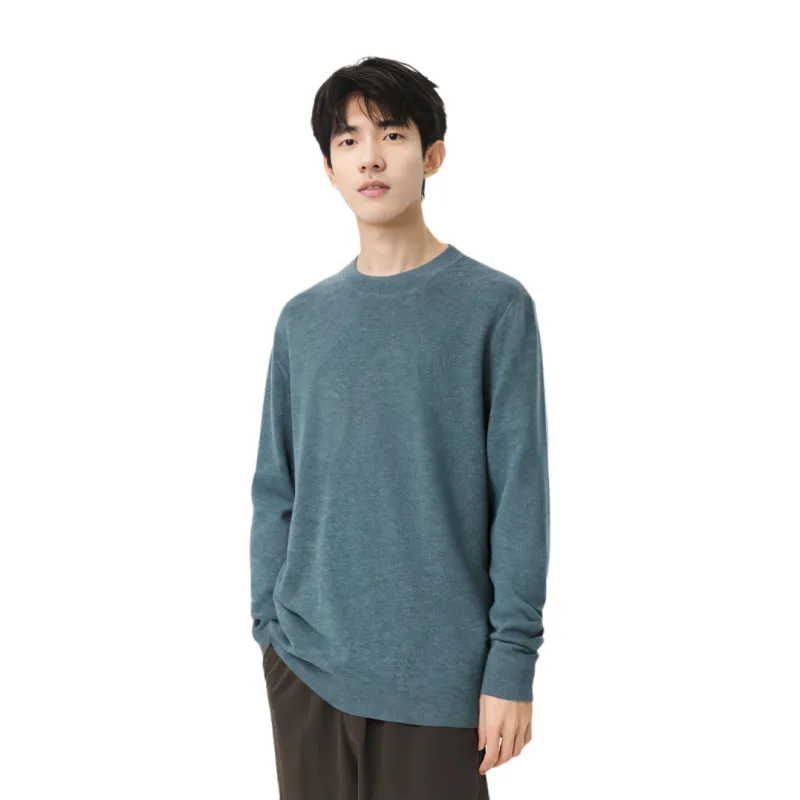 DAVID NAMAN Sweater Men's Blue Gray-2