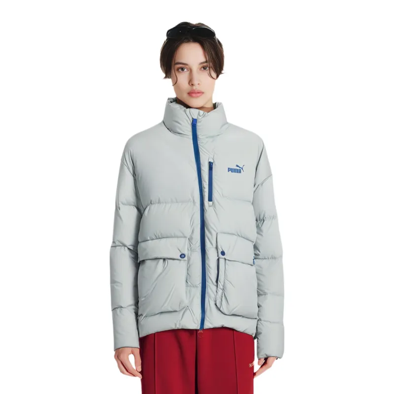PUMA Jackets Unisex Light Gray-2