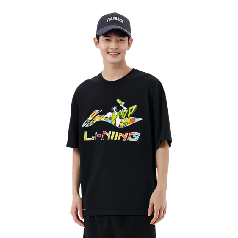 LiNing Sports Life Collection T Shirt Men's Black-2