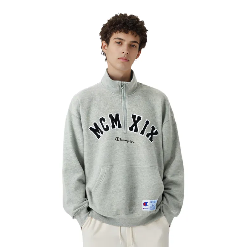 Champion Action Style FW24 Sweatshirt Unisex Oxford Gray-1