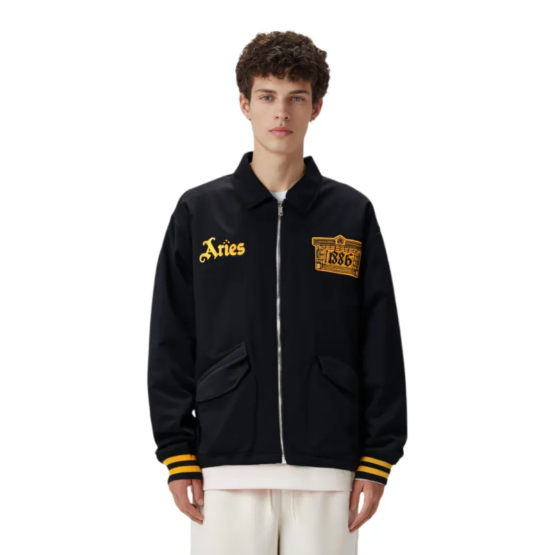 Aries X Arsenal Wool Bomber Jacket-2