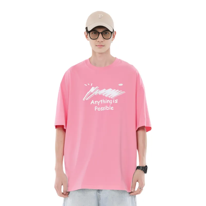 LiNing Sports Fashion Collection T Shirt Men's Morning Light Pink-2