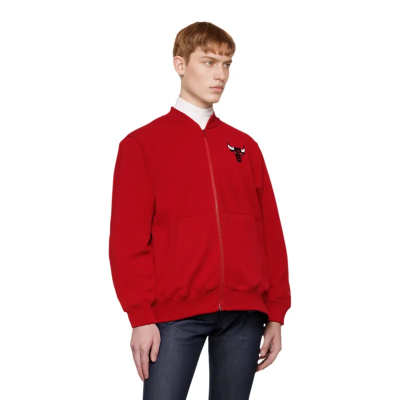 Mitchell Ness Jackets Unisex Red-2