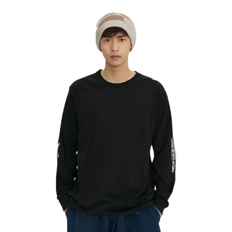 POLAR SKATE CO Sad At Times Ls Tee T Shirt Unisex Black-2