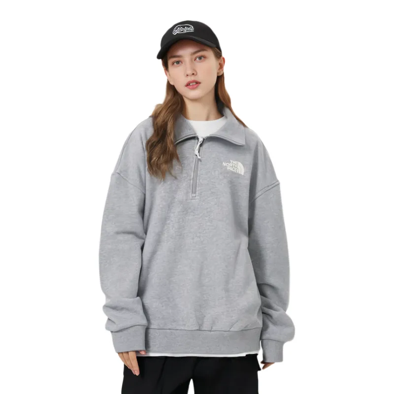 THE NORTH FACE Sweatshirt Unisex Mixed Gray-2