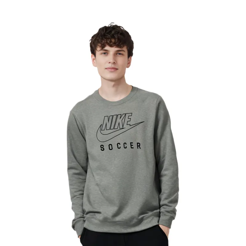 Nike Swoosh Club Fleece Men's Soccer Pullover Crew Neck Sweatshirt-1