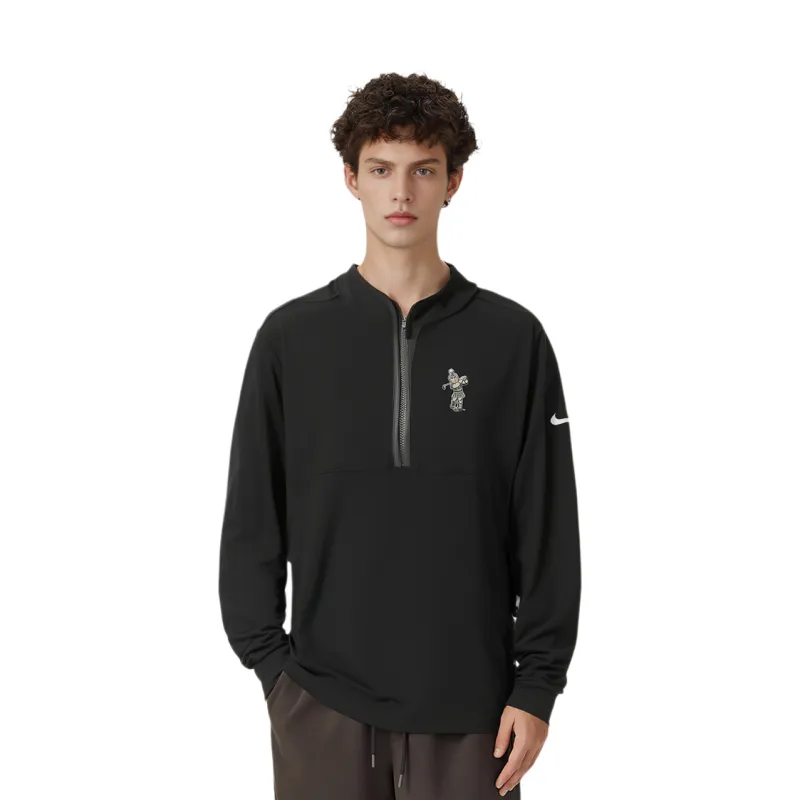 Nike College 1/2-Zip Golf Top Sweatshirt Men's Black-1